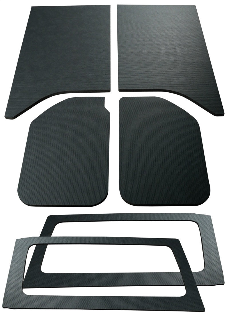 DEI 07-18 Jeep Wrangler JK 2-Door Leather Look Headliner Complete Kit - Black