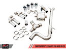 AWE Tuning Audi 8V S3 SwitchPath Exhaust w/Chrome Silver Tips 102mm