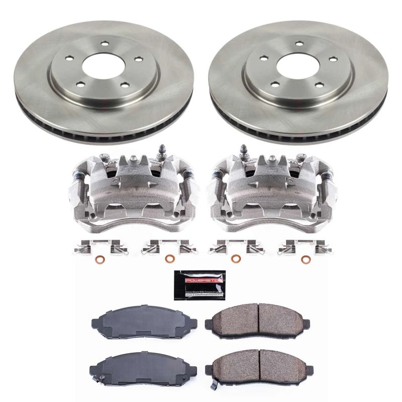 Power Stop 15-17 Chevrolet City Express Front Autospecialty Brake Kit w/Calipers