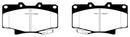 EBC 96-97 Lexus LX450 4.5 Yellowstuff Front Brake Pads