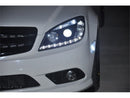 Spyder Mercedes Benz C-Class 08-11 Projector Headlights Halogen - DRL Blk PRO-YD-MBW20408-DRL-BK