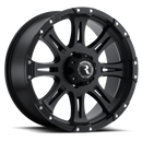Raceline 981 Raptor 16x8in / 6x139.7 BP / 0mm Offset / 106.1mm Bore - Satin Black Wheel