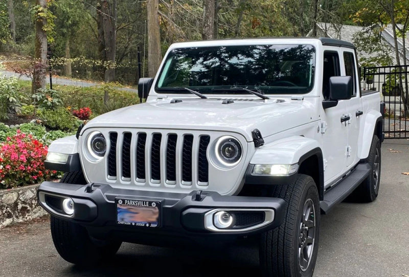 Oracle Jeep Wrangler JK/JL/JT High Performance W LED Fog Lights - ColorSHIFT w/o Controller