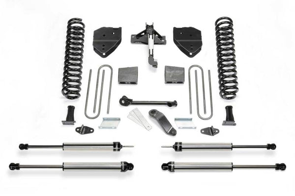 Fabtech 17-19 Ford F250/350 4WD Gas 4in Basic System w/DL Shocks