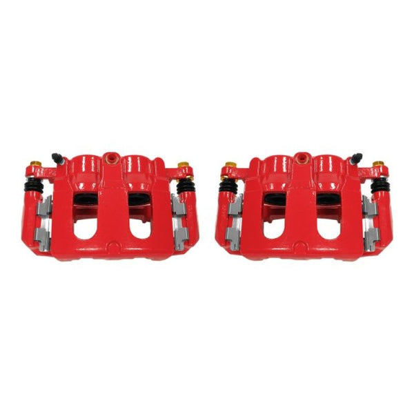 Power Stop 11-17 Ford Explorer Front Red Calipers w/Brackets - Pair