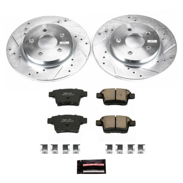 Power Stop 05-08 Jaguar X-Type Rear Z23 Evolution Sport Brake Kit