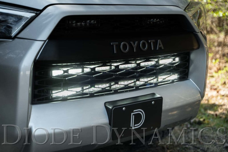 Diode Dynamics 14-19 Toyota 4Runner SS30 (Single) Stealth Lightbar Kit - Amber Driving