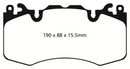 EBC 13+ Land Rover Range Rover 3.0 Supercharged Greenstuff Front Brake Pads