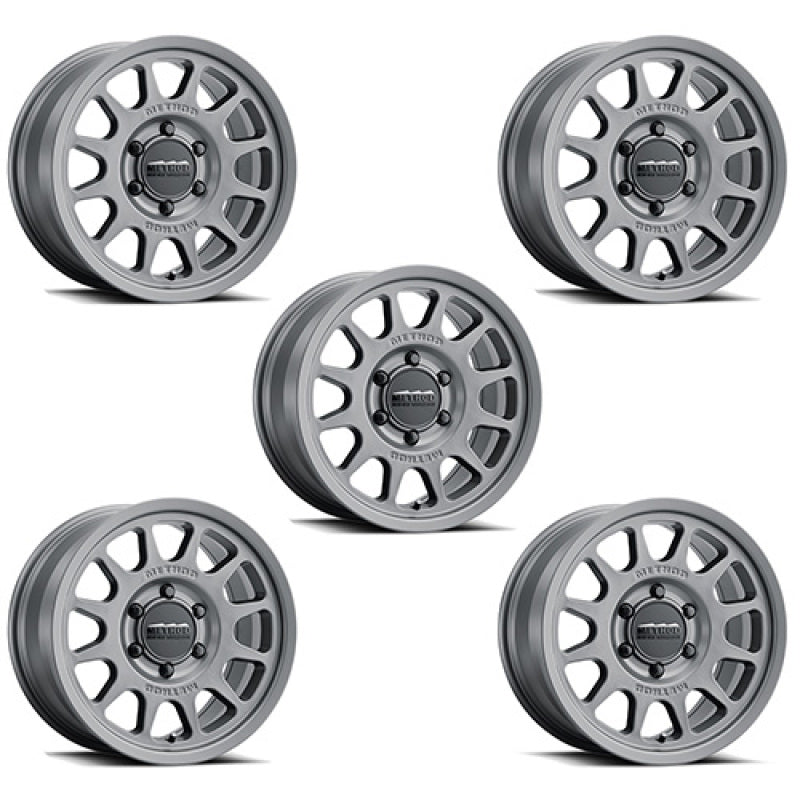 Ford Racing 21-23 Bronco (Excl Bronco Raptor) 17x8.5 Method Matte Gray Wheel Kit