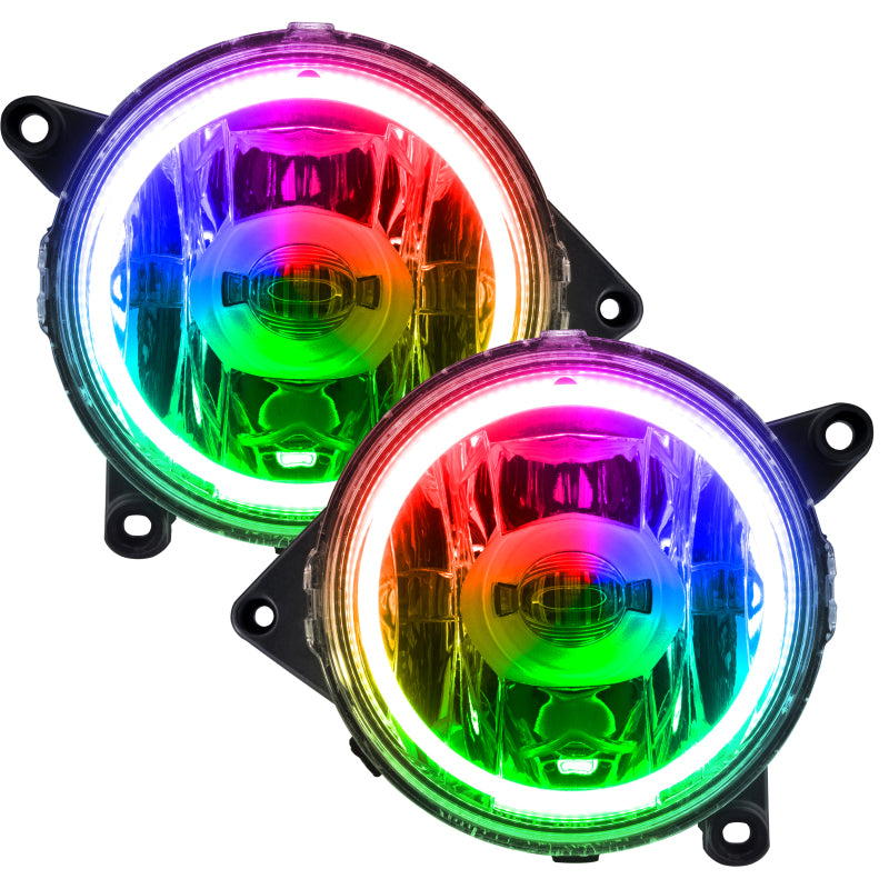 Oracle Ford Mustang GT 13-14 LED Fog Halo Kit - ColorSHIFT