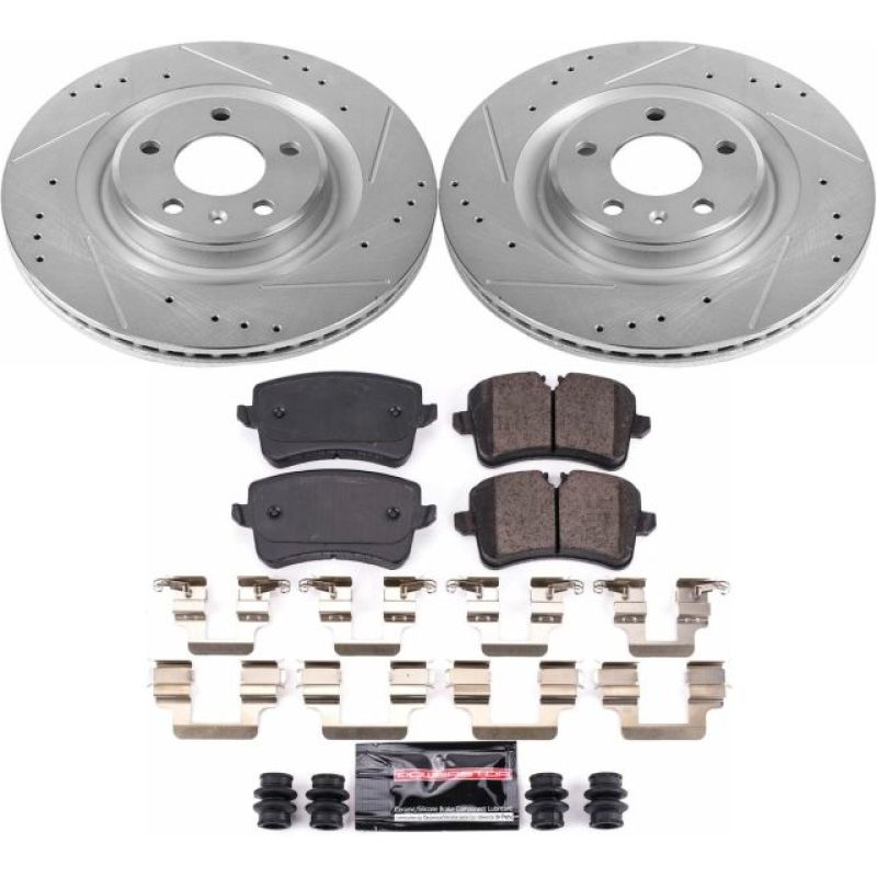 Power Stop 2012 Audi A7 Quattro Rear Z23 Evolution Sport Brake Kit