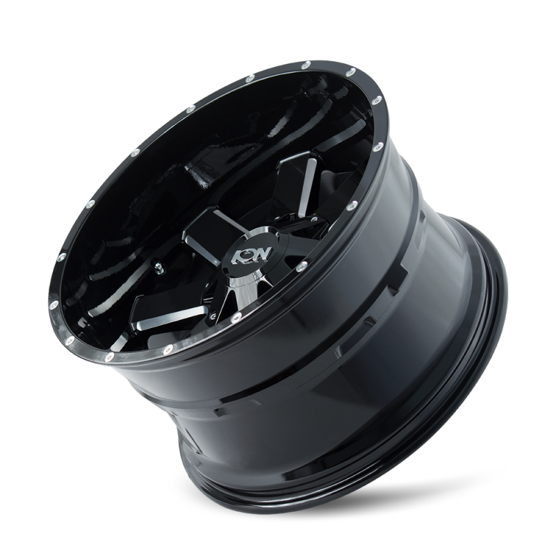 ION Type 141 20x12 / 8x180 BP / -44mm Offset / 124.1mm Hub Gloss Black Milled Wheel