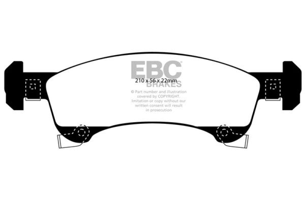 EBC 02-06 Ford Expedition 4.6 2WD Ultimax2 Front Brake Pads