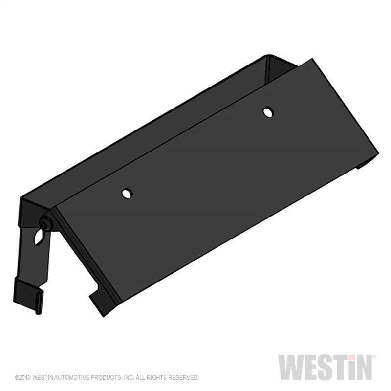 Westin Winch Mount License Plate Re-locator - Black