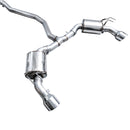 AWE Tuning 2022+ Honda Civic Si FE1 FWD Touring Edition Catback Exhaust - Dual Chrome Silver Tips