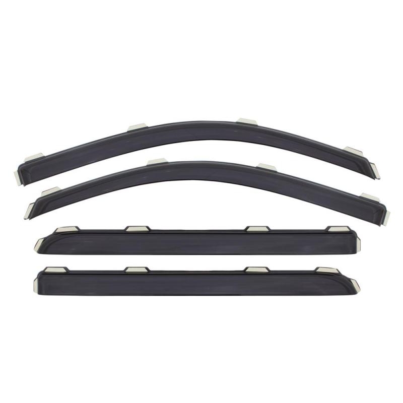 AVS 11-18 Dodge Charger Ventvisor In-Channel Front & Rear Window Deflectors 4pc - Smoke