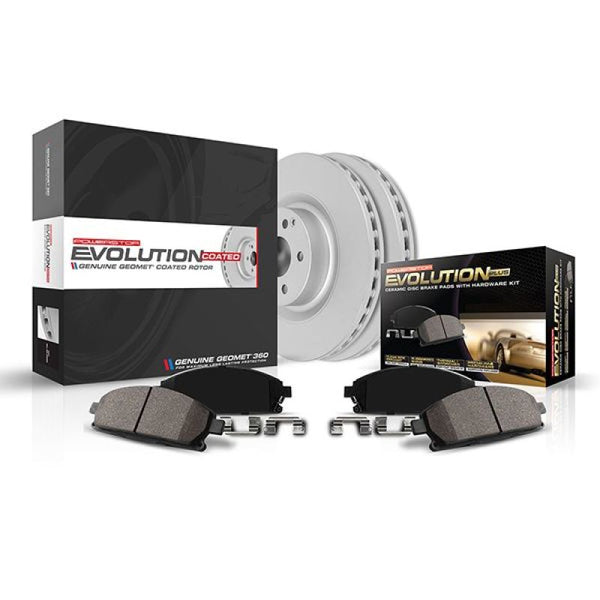 Power Stop 20-22 Kia Soul Front Z17 Evolution Coated Brake Kit