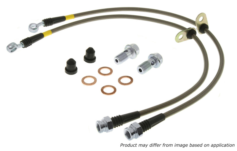 StopTech 08-10 Mini Cooper Stainless Steel Rear Brake Lines