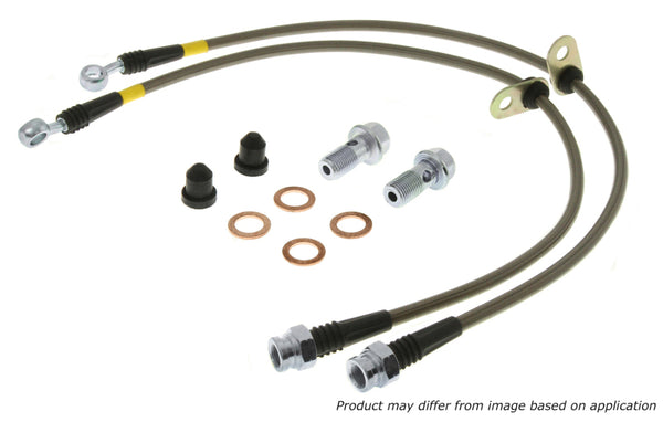 StopTech 00-06 Suburban 2500 2WD / 03-06 4WD / 03-07 Hummer H2 Stainless Steel Front Brake Line Kit