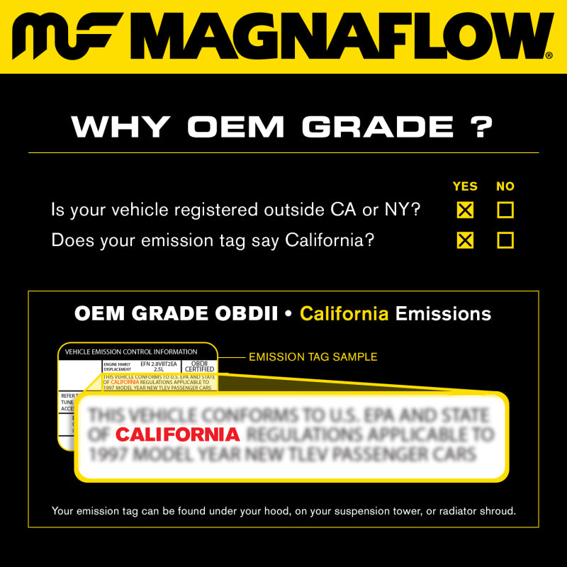 MagnaFlow Conv Direct Fit 16-19 Toyota Tacoma 3.5L PS