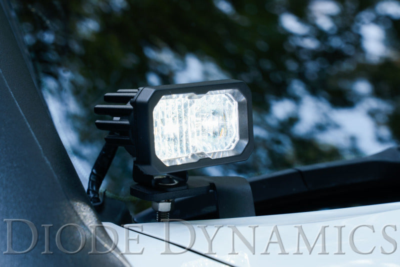 Diode Dynamics 16-21 Toyota Tacoma Sport SS3 LED Ditch Light Kit - White Combo
