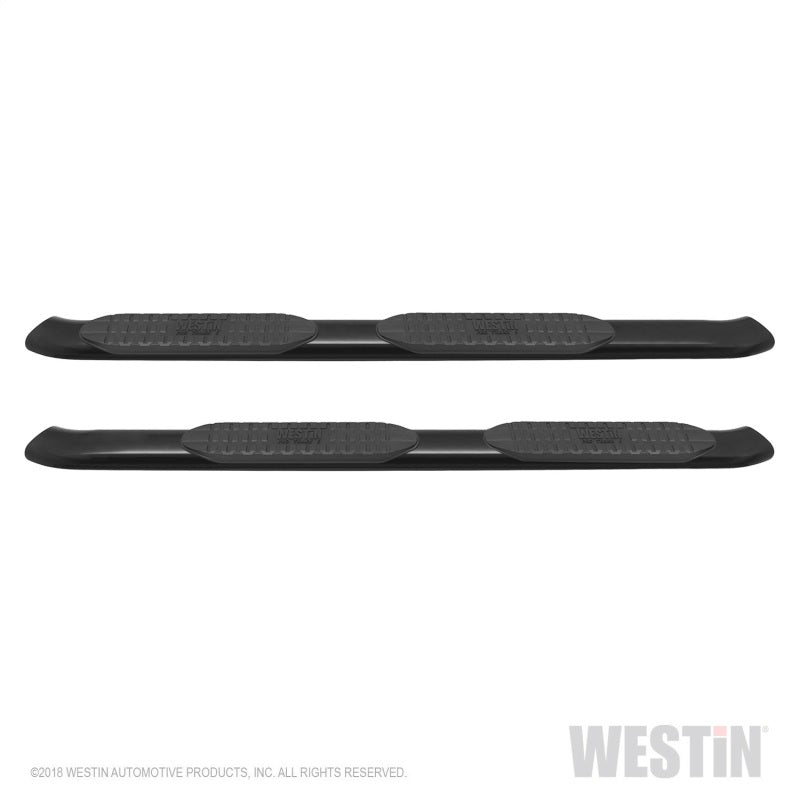 Westin 18-20 Jeep Wrangler JL Unlimited 4DR PRO TRAXX 5 Oval Nerf Step Bars - Textured Black