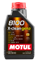 Motul 1L Synthetic Engine Oil 8100 X-CLEAN Gen 2 5W40 - Case of 19