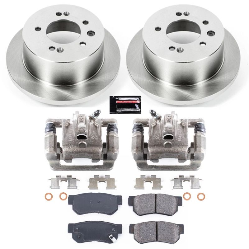 Power Stop 07-10 Hyundai Elantra Rear Autospecialty Brake Kit w/Calipers