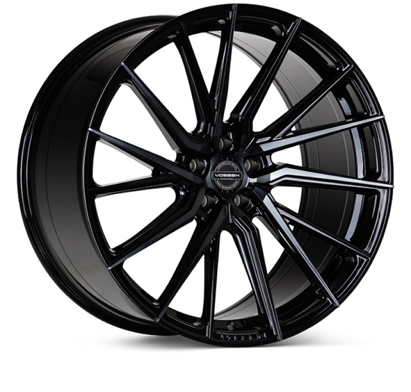 Vossen HF-4T 22x9 / 5x112 / ET32 / Flat Face / 66.5 - Double Tinted - Gloss Black - Right