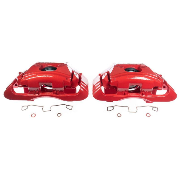 Power Stop 03-04 Audi A6 Front Red Calipers - Pair