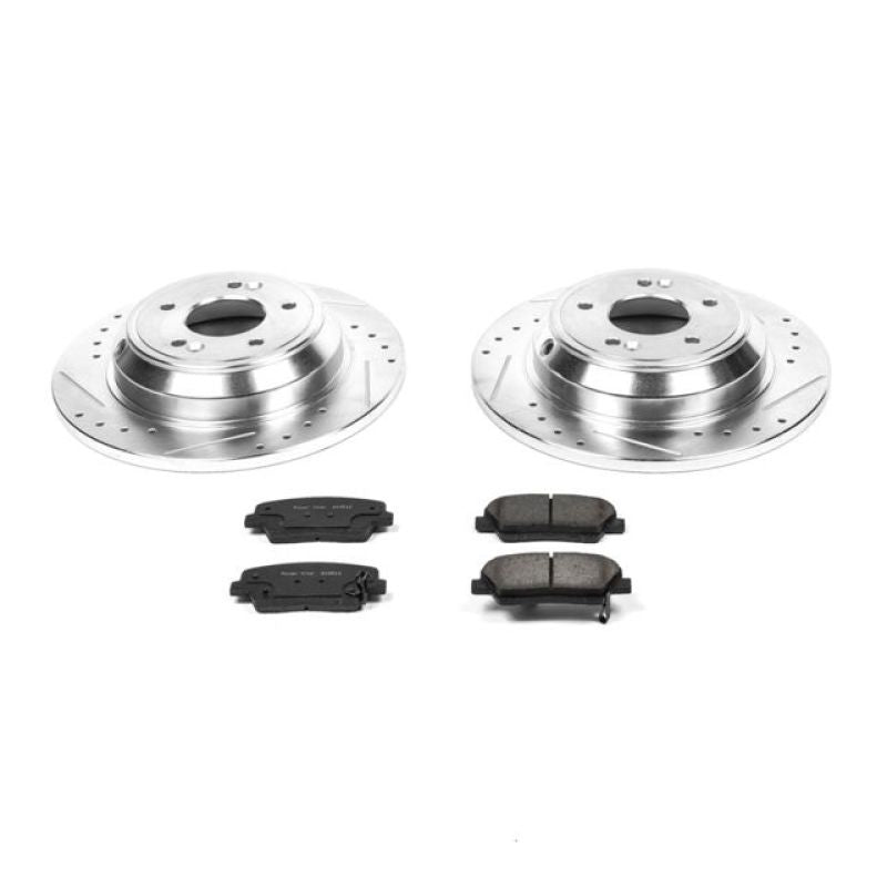 Power Stop 2009 Hyundai Genesis Rear Z23 Evolution Sport Brake Kit