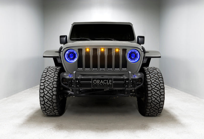 Oracle Oculus Bi-LED Projector Headlights for Jeep JL/Gladiator JT - ColorSHIFT w/ Simple Controller