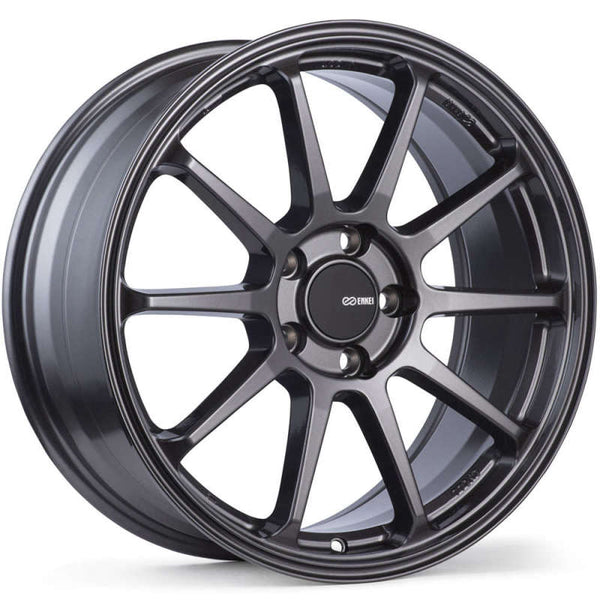 Enkei PX-10 16x7 5x114.3 38mm Offset 72.6mm Bore Gunmetal Black Wheel