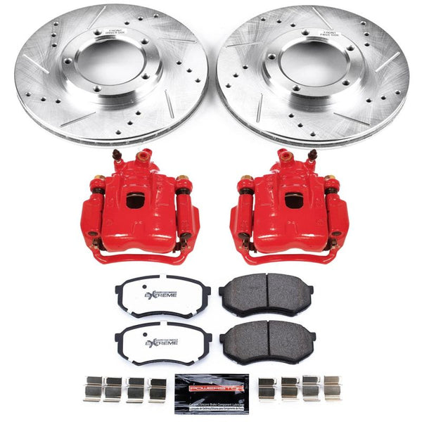 Power Stop 95-04 Toyota Tacoma Front Z36 Truck & Tow Brake Kit w/Calipers