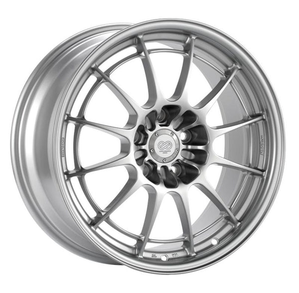 Enkei NT03+M 18x8.5 5x120 38mm Offset 72.6mm Bore Silver Wheel *Special Order*