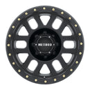 Method MR309 Grid 17x8.5 0mm Offset 8x180 130.81mm CB Matte Black Wheel