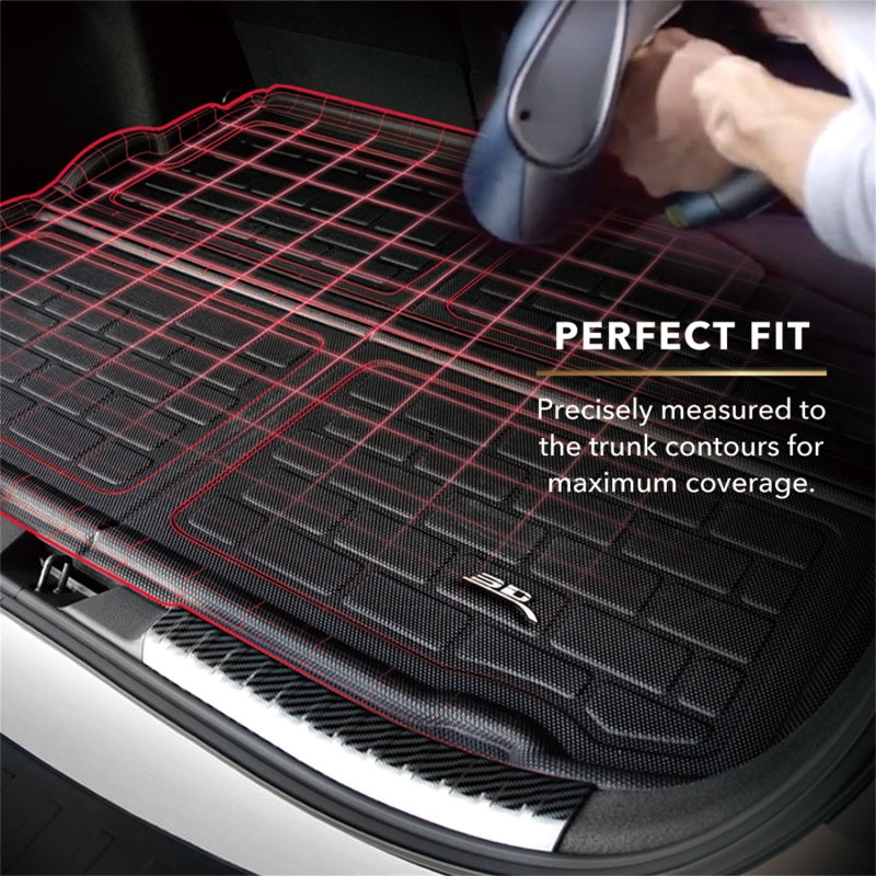 3D MAXpider 2007-2012 Hyundai Santa Fe Kagu Cargo Liner - Black