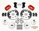 Wilwood Forged Dynalite Front Kit 12.19in Red Heidts Tri -5 2 inch Drop Spindle