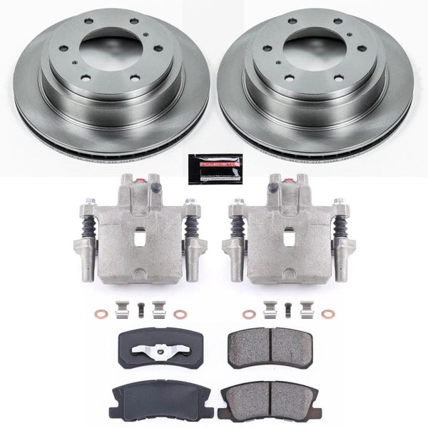 Power Stop 01-06 Mitsubishi Montero Rear Autospecialty Brake Kit w/Calipers