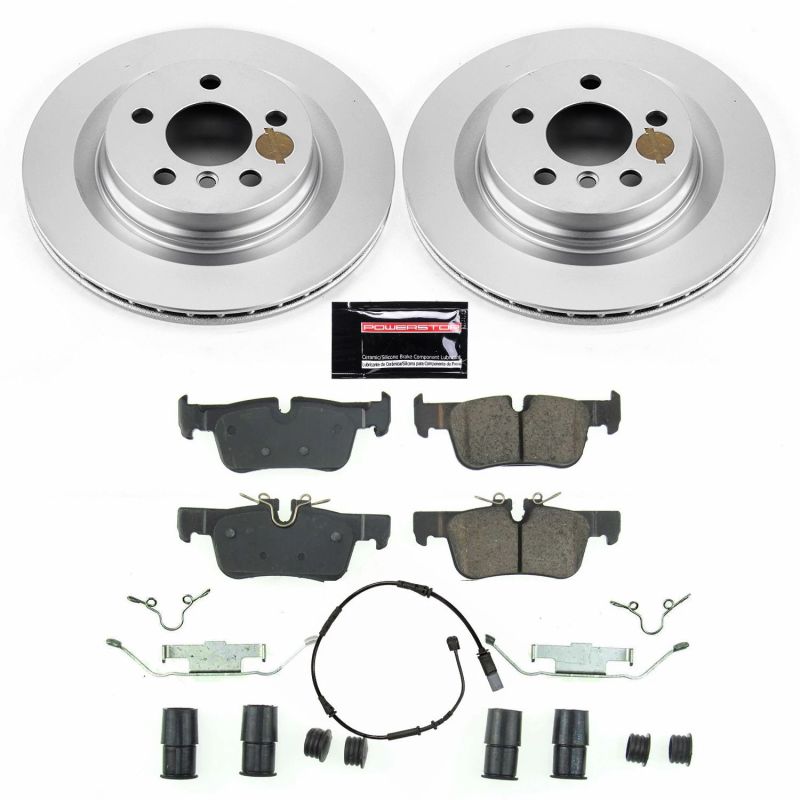 Power Stop 16-19 BMW X1 Rear Z23 Evolution Sport Coated Brake Kit