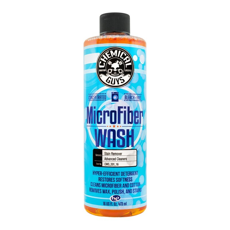 Chemical Guys Microfiber Wash Cleaning Detergent Concentrate - 16oz - Case of 6