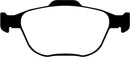 EBC 02-04 Ford Focus 2.0 SVT Greenstuff Front Brake Pads