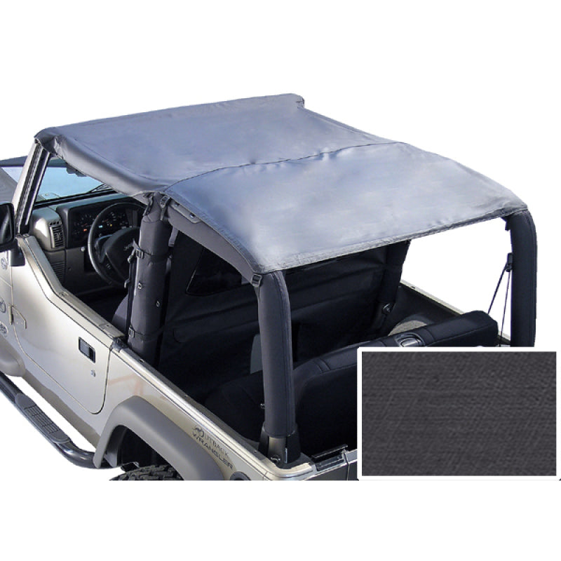 Rugged Ridge Roll Bar Top Black Denim 76-86 Jeep CJ7&87-91Jeep Wrangler YJ