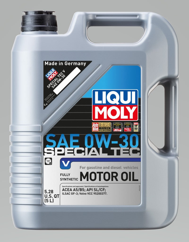 LIQUI MOLY 5L Special Tec V Motor Oil 0W30 - Case of 4