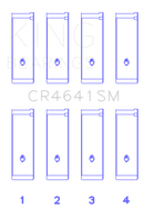 King Suzuki J24B (Size 0.50 Oversized) Rod Bearing Set