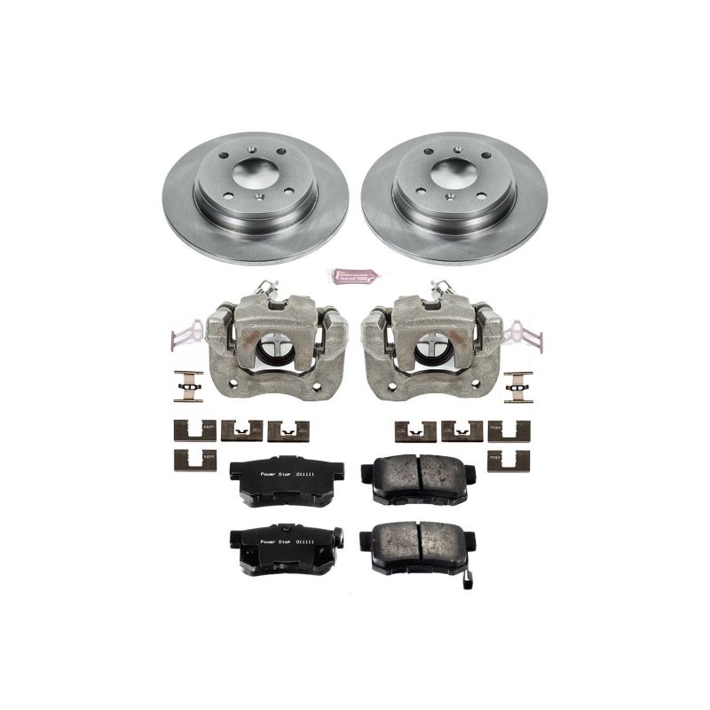 Power Stop 92-96 Honda Prelude Rear Autospecialty Brake Kit w/Calipers