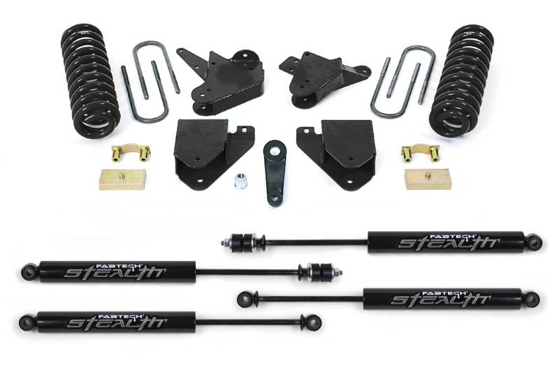 Fabtech 99-00 Ford F250/350 2WD Gas/6.0L Diesel 6in Basic System w/Stealth Shocks