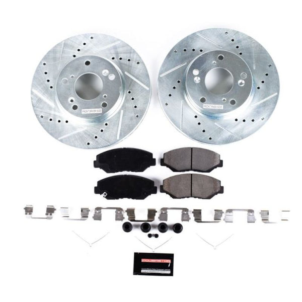 Power Stop 14-15 Acura ILX Front Z23 Evolution Sport Brake Kit