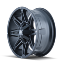 Mayhem 8090 Rampage 20x9 / 8x180 BP / 0mm Offset / 124.1mm Hub Matte Black Wheel