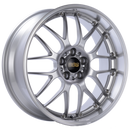 BBS RS-GT 19x8.5 5x112 ET30 Diamond Silver Center Diamond Cut Lip Wheel - 82mm PFS Required